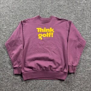 Golf Wang Think Golf Graphic Heavyweight Purple Sweatshirt Size Medium